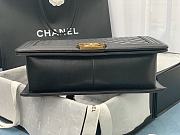 Chanel Leboy Lambskin Black 67087 GHW Size 30 cm - 6