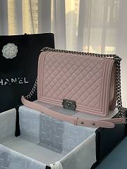 Chanel Leboy Lambskin Light Pink 67087 SHW Size 30 cm - 1