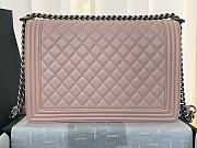 Chanel Leboy Lambskin Light Pink 67087 SHW Size 30 cm - 3