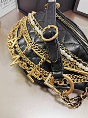 Chanel Women Waist Chest Bag Black AS0075 Size 34 x 14 x 8 cm - 5