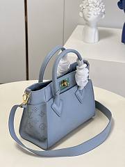 LV On My Side PM Baby Blue M57728 Size 25 x 20 x 12 cm - 5