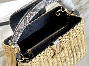 LV Capucines Python Skin M48865 Size 27 x 20 x 9cm - 3