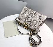 Fendi Peekaboo Natural Python Leather Bag Size 33 x 22 x 15 cm - 5