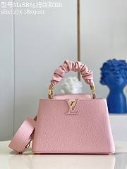 LV Capucines Taurillon Leather Pink M4886 Size 27 x 18 x 9 cm - 1