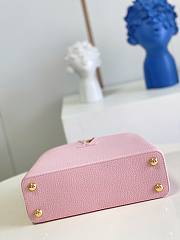 LV Capucines Taurillon Leather Pink M4886 Size 27 x 18 x 9 cm - 5