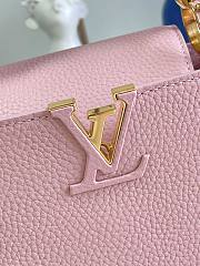 LV Capucines Taurillon Leather Pink M4886 Size 27 x 18 x 9 cm - 2