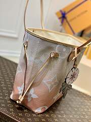 LV NEVERFULL Medium Handbag Nude Pink M45679 Size 32x29x17cm - 4