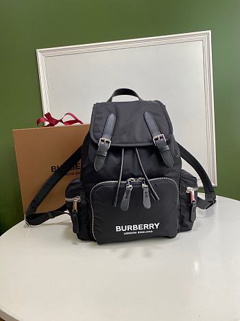 Burberry The Small Rucksack Econyl Black Size 33 x 22 x 14 cm