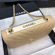 Chanel WOC 80983 V Beige GHW - 2