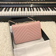 Chanel WOC 80983 V Pink GHW - 4