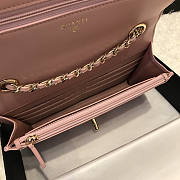 Chanel WOC 80983 V Pink GHW - 2