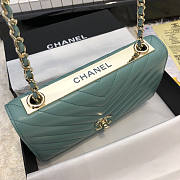 Chanel WOC 80983 V Green GHW - 5