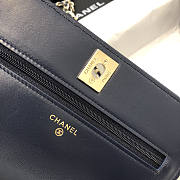 Chanel WOC 80983 V Dark Blue GHW - 6