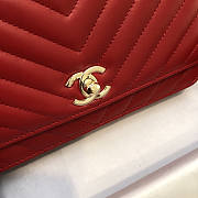 Chanel WOC 80983 V Red GHW - 6