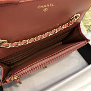 Chanel WOC 80983 V Orange GHW - 4