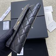 Chanel Wallet Caviar GHW A50096 Size 19 x 10.5 x 3 cm - 5