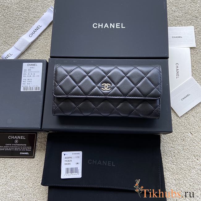 Chanel Wallet Lambskin SHW A50096 Size 19 x 10.5 x 3 cm - 1