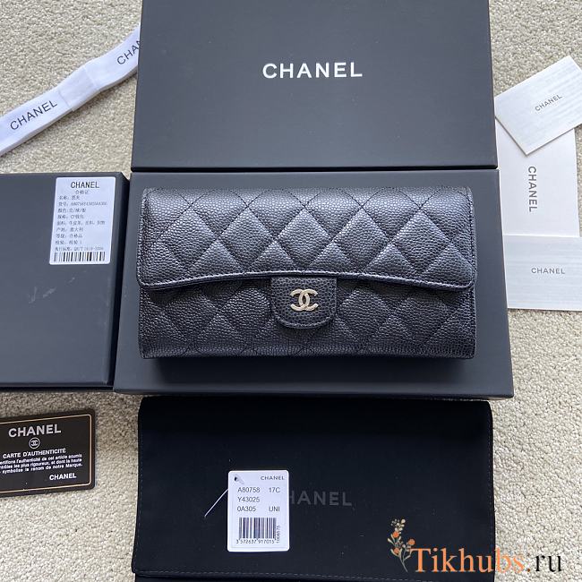 Chanel Wallet Caviar SHW A80758 Size 19 x 10.5 x 3 cm - 1