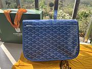 Goyard Belvédère II Blue Size 28 x 19 x 7.5 cm - 5