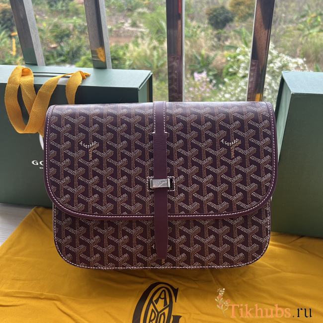 Goyard Belvédère II Wine Red Size 28 x 19 x 7.5 cm - 1