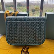 Goyard Belvédère II Green Size 28 x 19 x 7.5 cm - 3