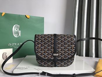 Goyard Belvédère II 020198 Black Size 21 x 16 x 6 cm