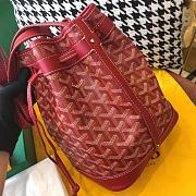 Goyard Petit Flot Bucket Red Bag Size 23 x 15 x 17.5 cm - 5