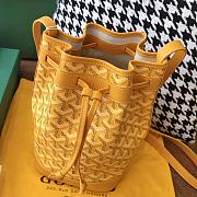 Goyard Petit Flot Bucket Yellow Bag Size 23 x 15 x 17.5 cm - 4