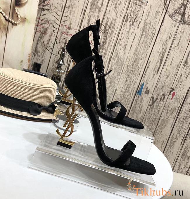 YSL Opyum Black High Heel - 1