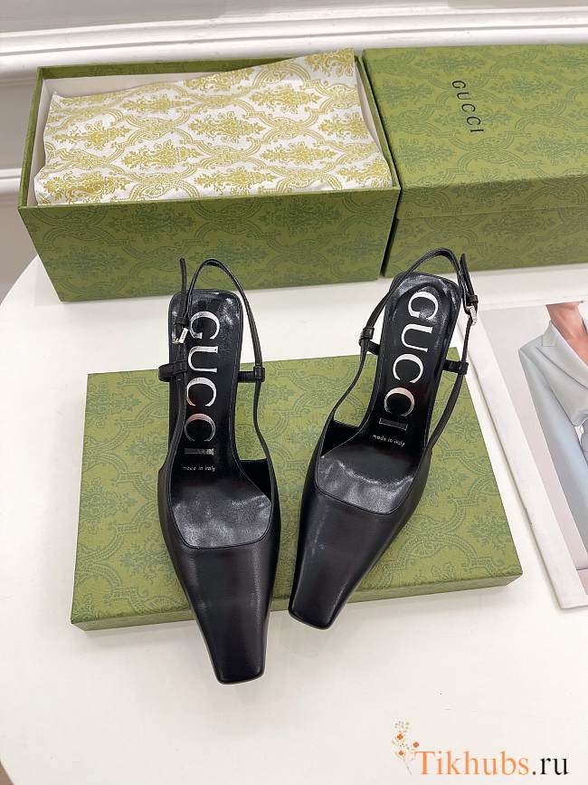 Gucci Black Heel Height 7.5 cm - 1