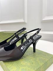 Gucci Black Heel Height 7.5 cm - 3