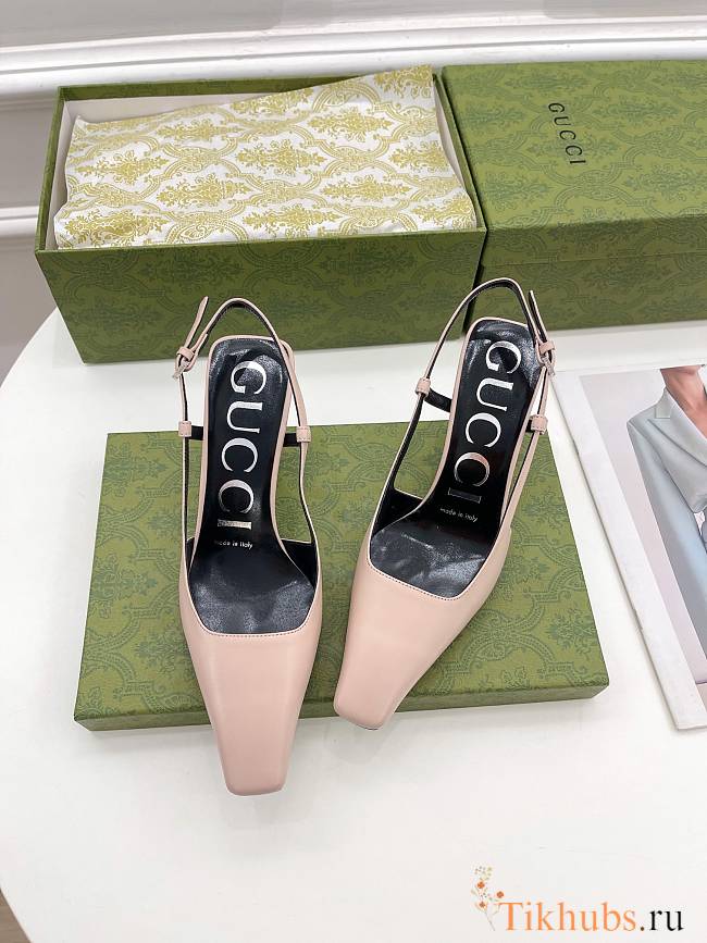 Gucci Light Pink Heel Height 7.5 cm - 1