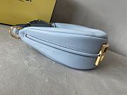 Fendi graphy Small Light Blue Leather Bag Size 29 x 24.5 x 10 - 6