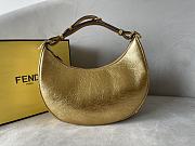 Fendi graphy Small Gold Leather Bag Size 29 x 24.5 x 10 - 1