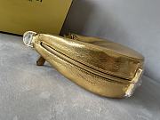 Fendi graphy Small Gold Leather Bag Size 29 x 24.5 x 10 - 3