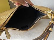 Fendi graphy Small Gold Leather Bag Size 29 x 24.5 x 10 - 2