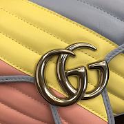 Gucci Marmont Matelassé Shoulder Bag Colorful 443497 Size 26 cm - 2