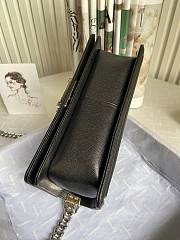 Chanel Leboy 2022 Black Bag 24K Gold-Plated Silver Hardware 67086 Size 25 cm - 6