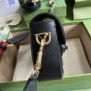 Gucci Horsebit 1955 Black Denim Bag 658574 Size 20.5 x 14 x 5 cm - 5