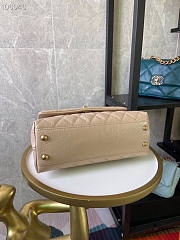 Chanel Coco Handle 92990 Cream Color Size 24 x 14 x 10 cm - 5