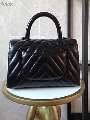 Chanel Coco Handle 92990 V Black Size 24 x 14 x 10 cm - 2