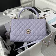 Chanel Coco Handle 92991 Purple Size 28cm - 1