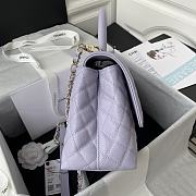 Chanel Coco Handle 92991 Purple Size 28cm - 3