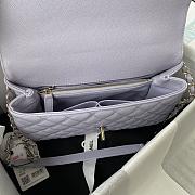 Chanel Coco Handle 92991 Purple Size 28cm - 4