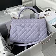 Chanel Coco Handle 92991 Purple Size 28cm - 5