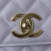 Chanel Coco Handle 92991 Purple Size 28cm - 6