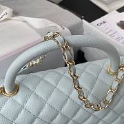 Chanel Coco Handle 92991 Light Blue Size 28cm - 6