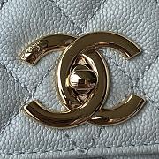 Chanel Coco Handle 92991 Light Blue Size 28cm - 2