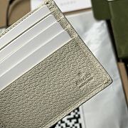 Gucci GG Supreme White Wallet 597606 Size 12 x 9.5 x 1.5 cm  - 2