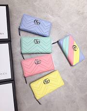 Gucci Marmont Long Wallet Multicolor 443123 Size 19 x 10 x 2.5 cm - 3